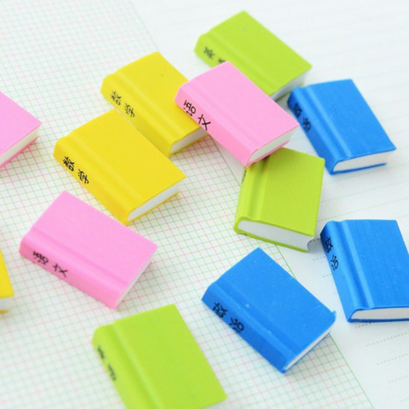 小嘟嘟 书本橡皮 清新可爱仿真课本橡皮擦 学生礼品玩具文具批发