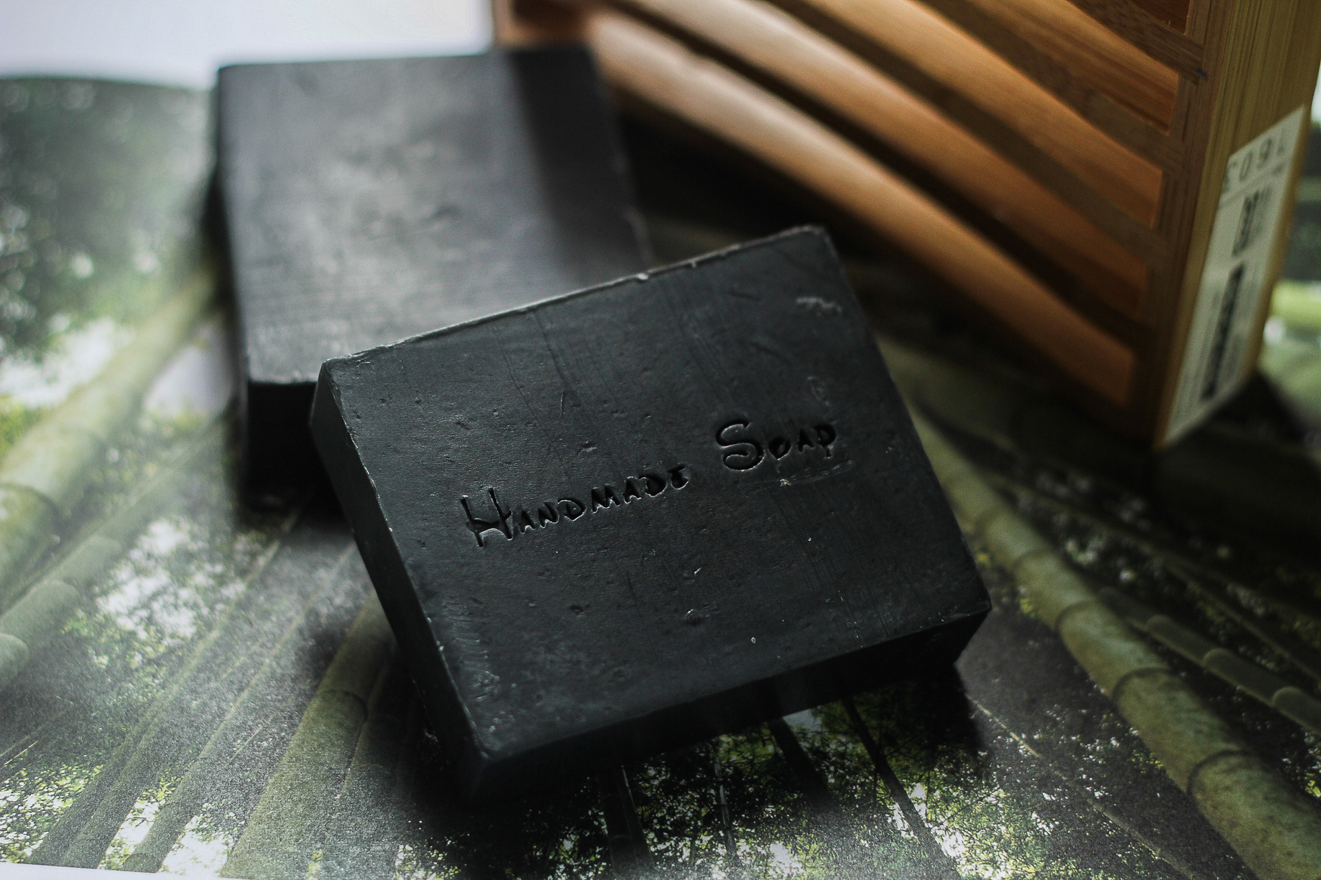 竹炭手工冷制皂 洁面沐浴 伴手礼品精油香皂 高级现货可加盖logo