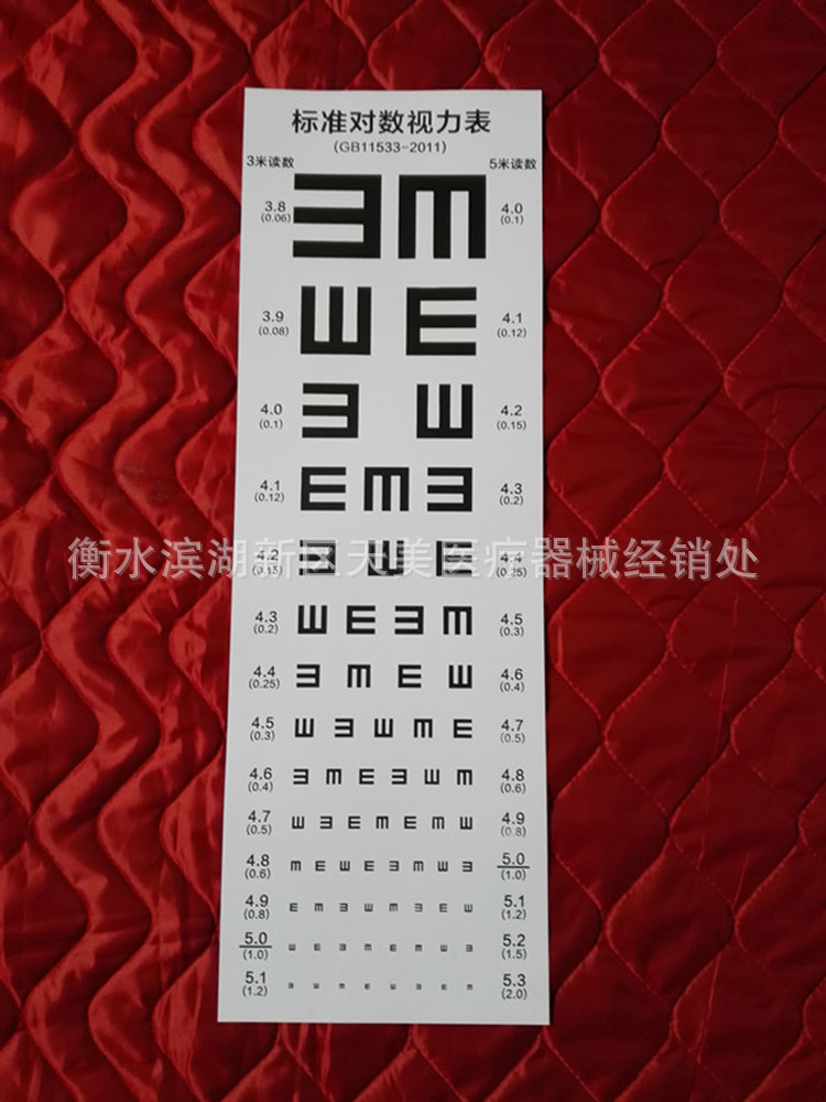 视力表挂图标准儿童视力表家用视力测视表成人近视眼测试图