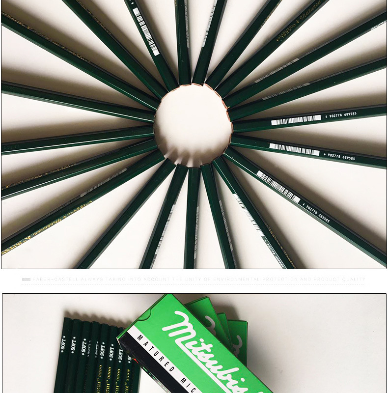 批发三菱炭笔美术专用素描绘图绘画炭画铅笔 练习写生软性碳笔