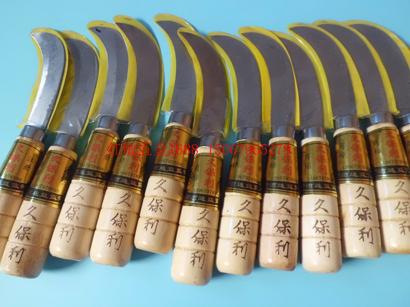 久保利香蕉弯刀不锈钢割香蕉刀banan刀水果刀具菠萝刀具削皮刀