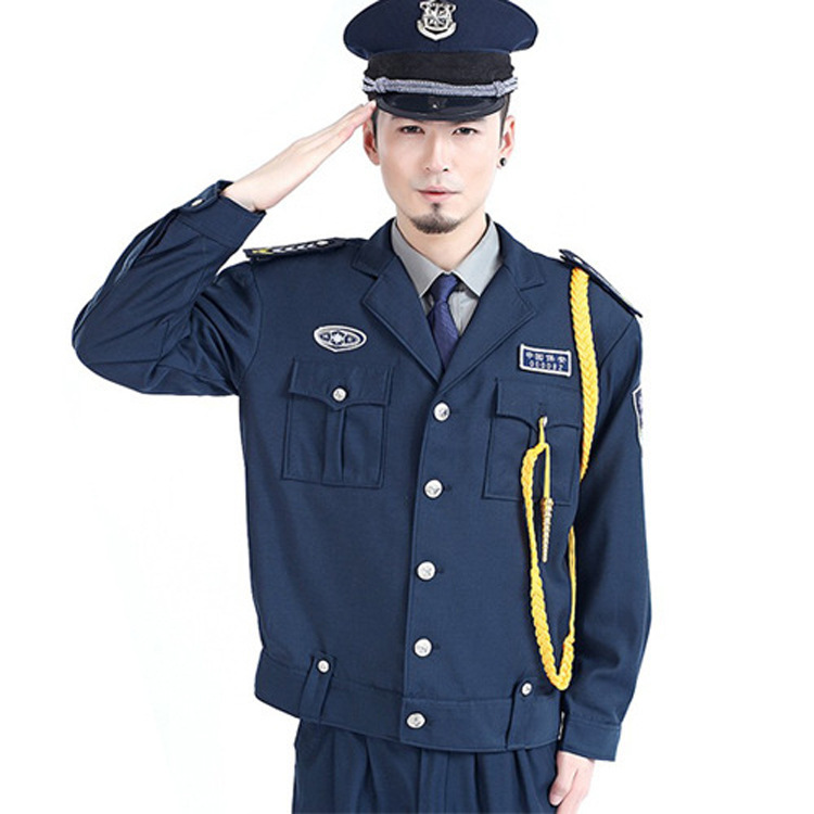 新式夹克款保安春秋装 物业保安制服 保安执勤巡逻服装-阿里巴巴