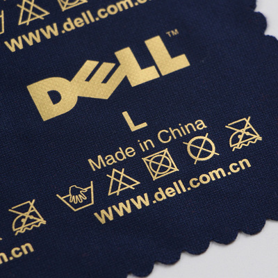 厂家定制 企业员工服唛头烫画 高档尺码标水洗唛烫图 热转印尺码