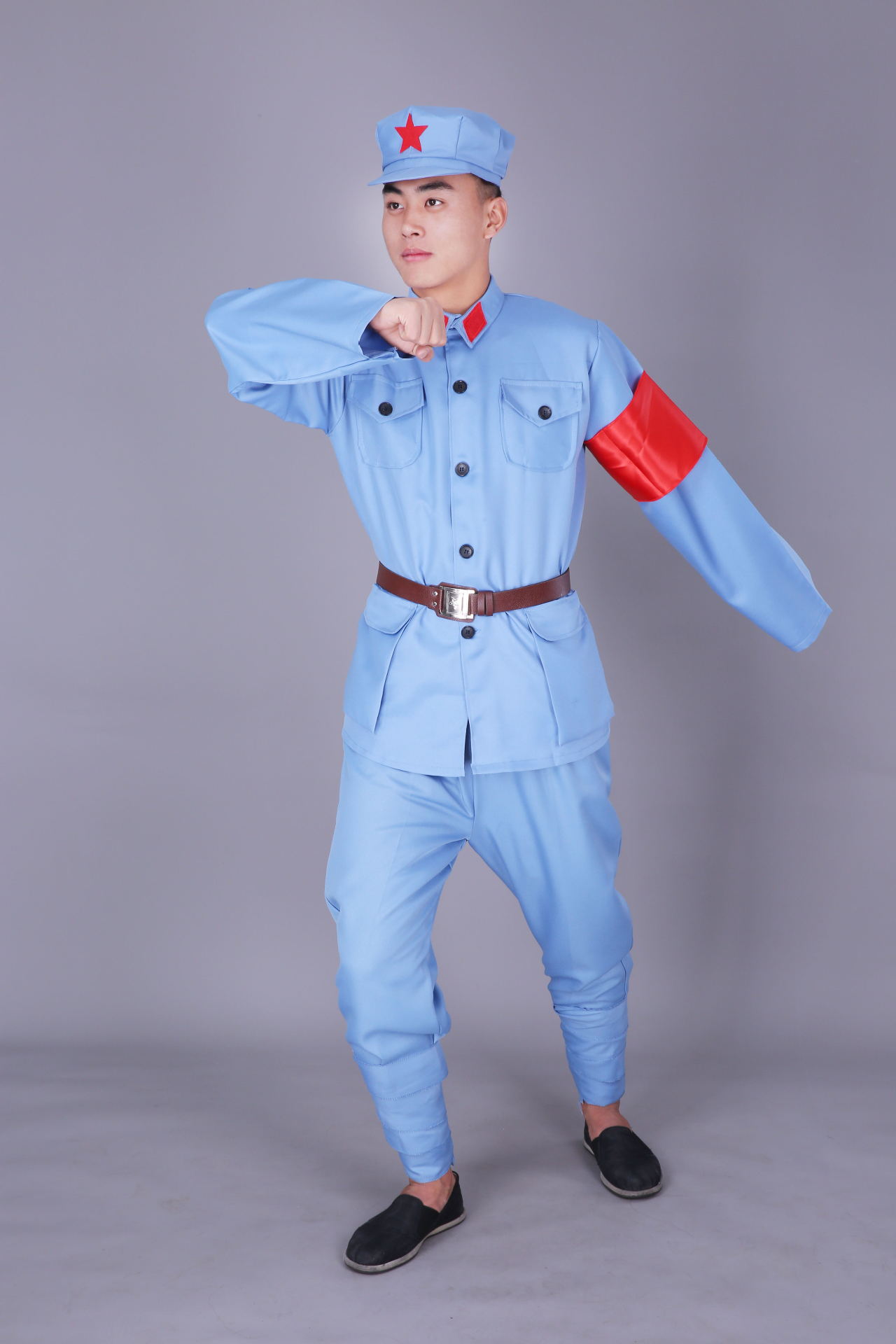 红军长征舞蹈衣服成人红卫兵团革命服饰八路军服装演出服男女款