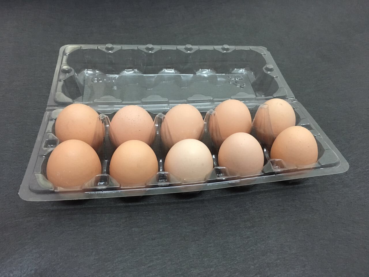 一次性吸塑鸡蛋托 10枚大号鸡蛋盒,10个洋鸡蛋装蛋托 塑料蛋托