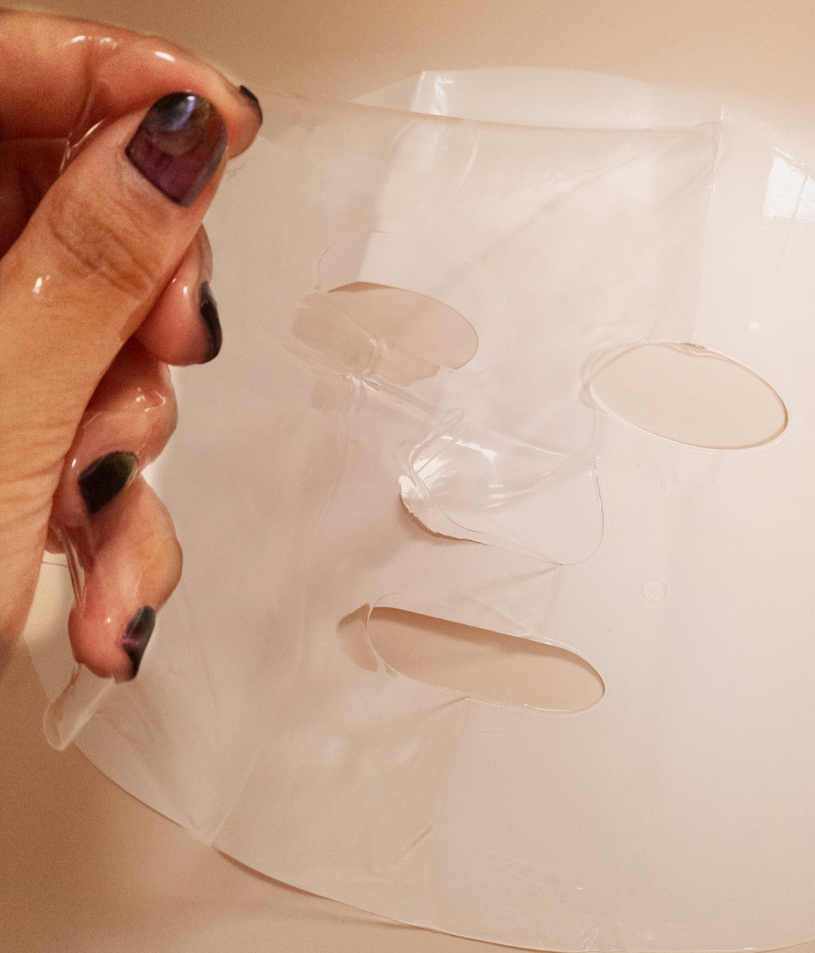 海藻胶原蛋白面膜oem透明水晶面膜晒后修复补水去红血丝水凝胶