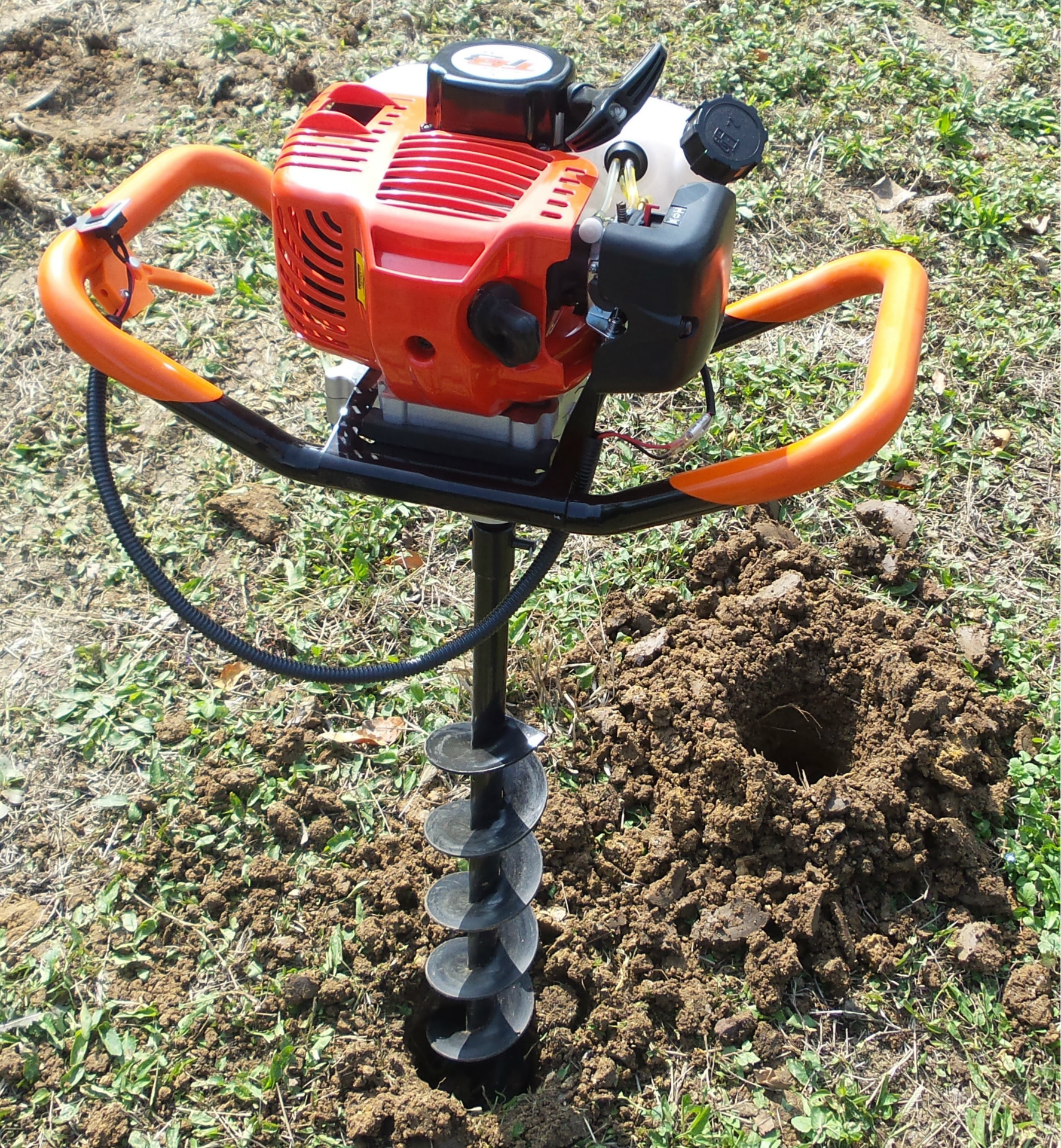 厂家供应 手持式植树挖坑机小型园林挖坑机 单双人互用破冰机厂家