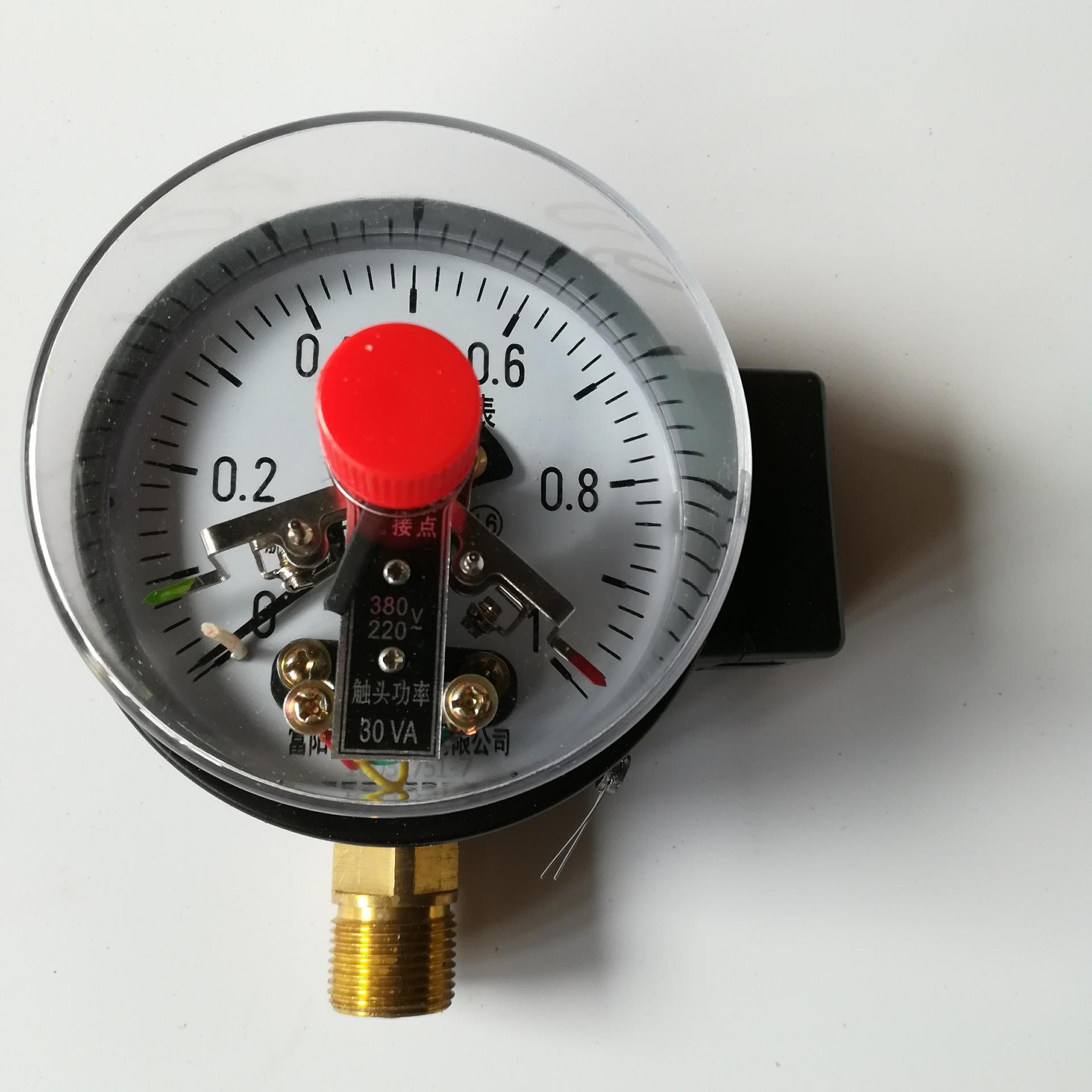 磁助式电接点yxc150压力表变频器压力表水泵接线控制压力开关30va