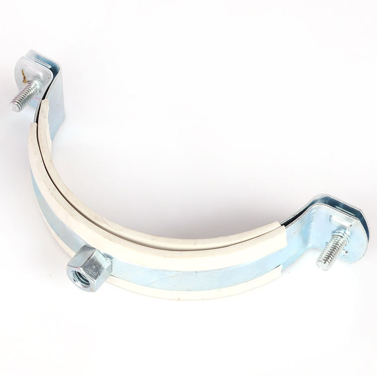 厂家直销 ppr金属管卡 包黑皮镀锌管卡水管支架管扣 抱箍