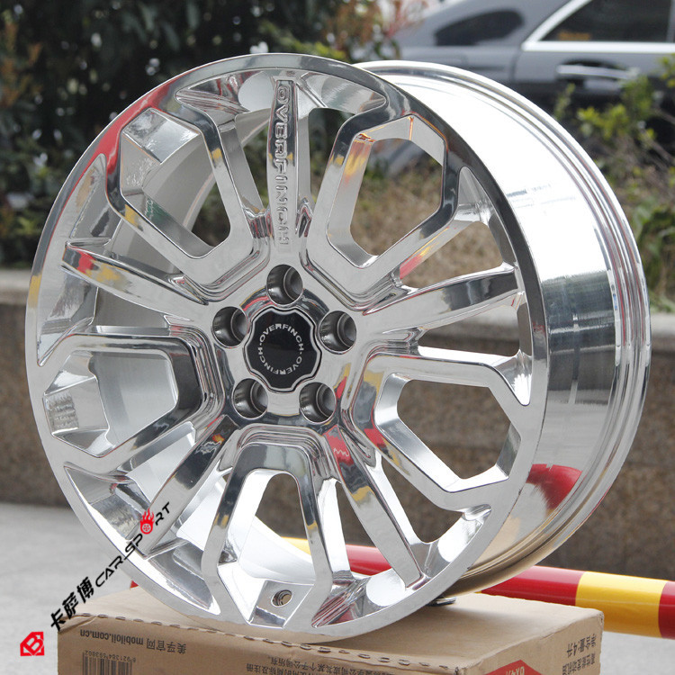 overfinch轮毂路虎揽胜/发现四宝马x5/x6/land rover电镀20寸轮毂