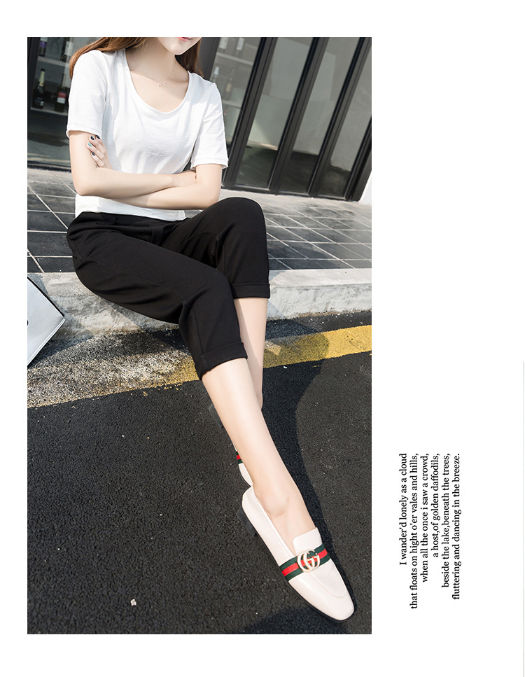 2017春夏哈伦裤女宽松纯色9分裤厂家批发萝卜小脚显高显瘦休闲裤