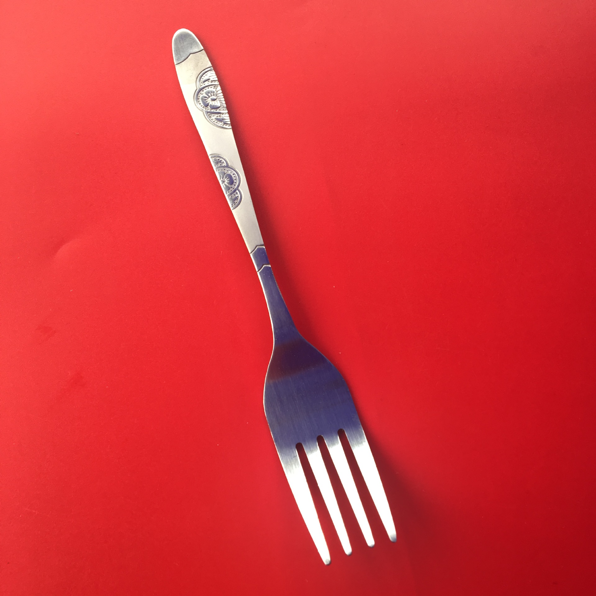 两元店 日用百货 精品吸卡饭叉 饭合勺叉 学生面叉 叉子批发