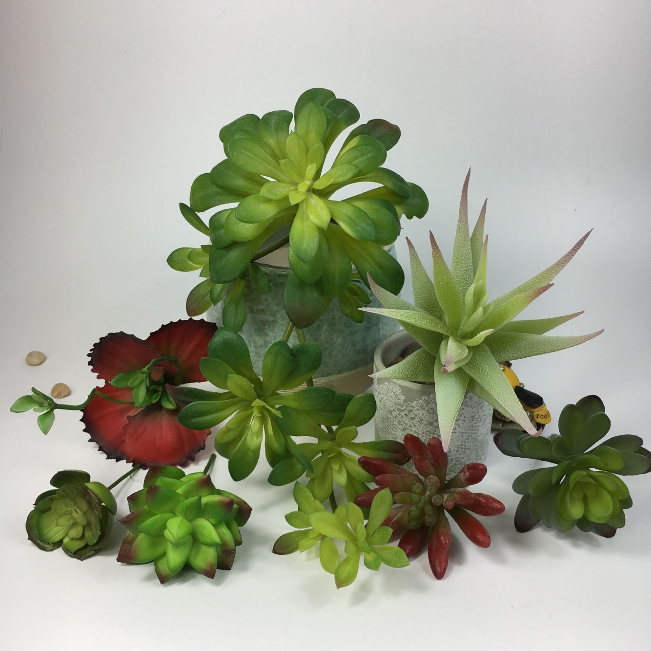 仿真多肉植物黑法师吊藤 绿色仿真植物ins假多肉 植物墙家居装饰