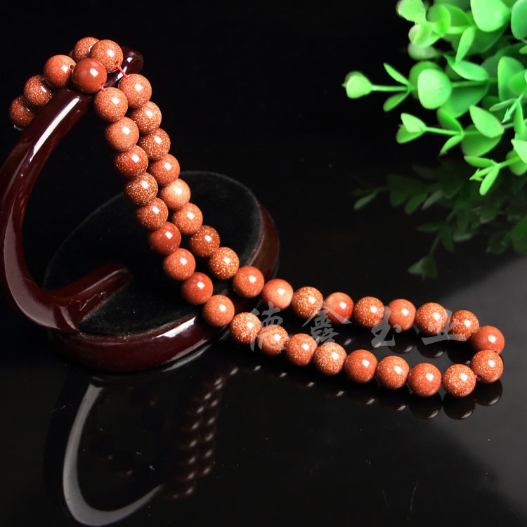 金沙石项链 金沙石塔链 多棱曲面珠项链 随形项链 圆珠直链