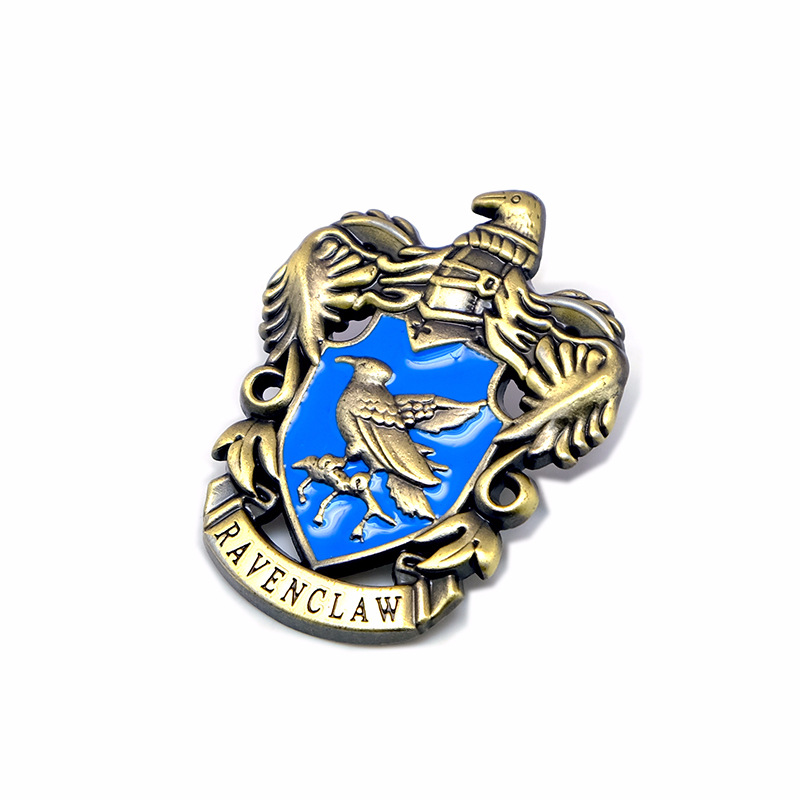 harry potter哈利波特魔法学院徽章cos胸针电影珍藏合金套装 单个