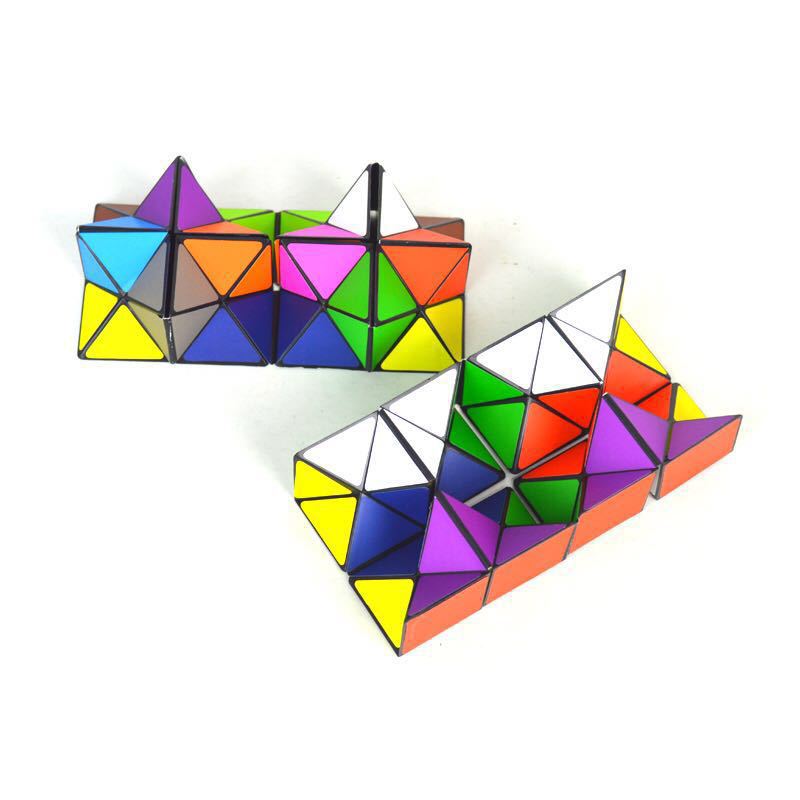 新品智利无限魔方减压玩具智利开发 彩色magic cube 创意百变魔方