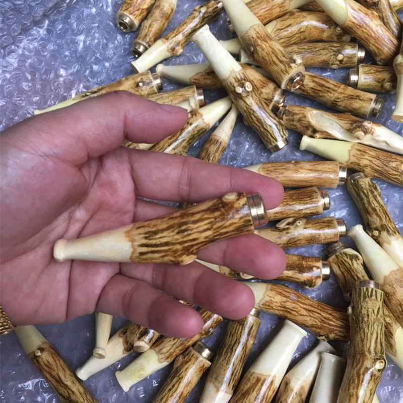 集金鼎正品山柑烟嘴 潮汕特产礼品 加长过滤双重过滤清洗型烟斗