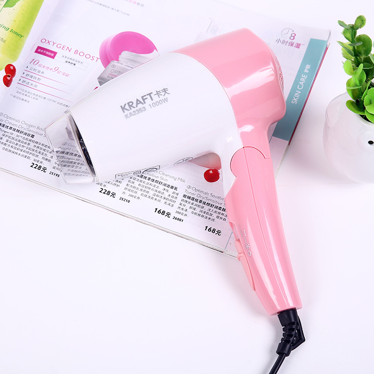 Kraft 2353 Folding Portable with Stable Control Hair Dryer Candy Color Fine Gifts Hotel Hotel