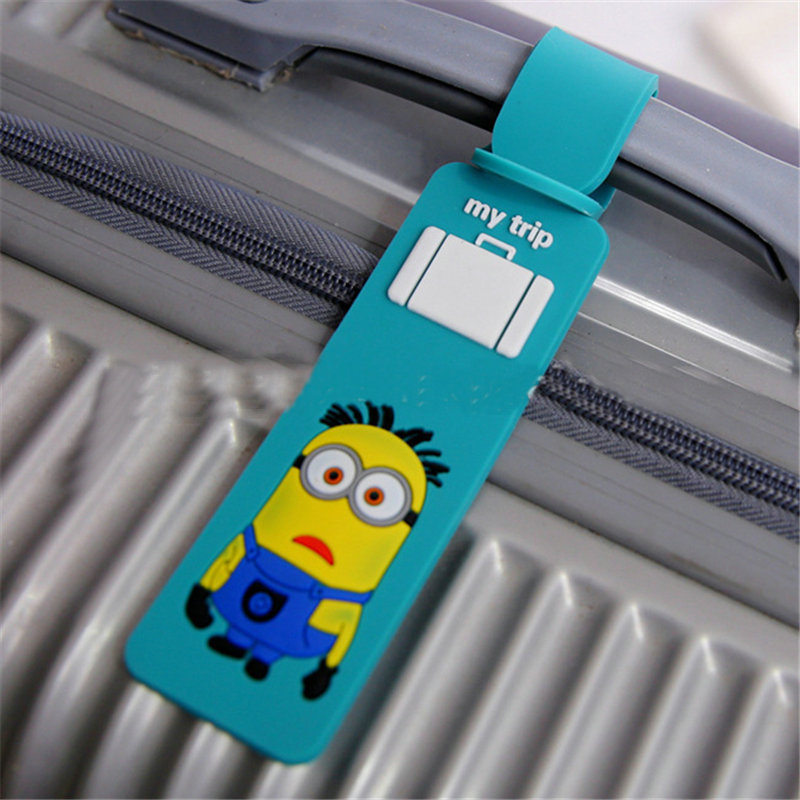 定制出国箱包行李挂牌畅销软胶飞机行李牌 个性时尚登机行李卡套