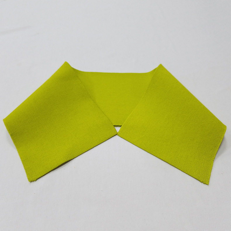 低弹丝拉架衣领罗纹扁机领针织面料校服polo衫领口袖口下摆批发