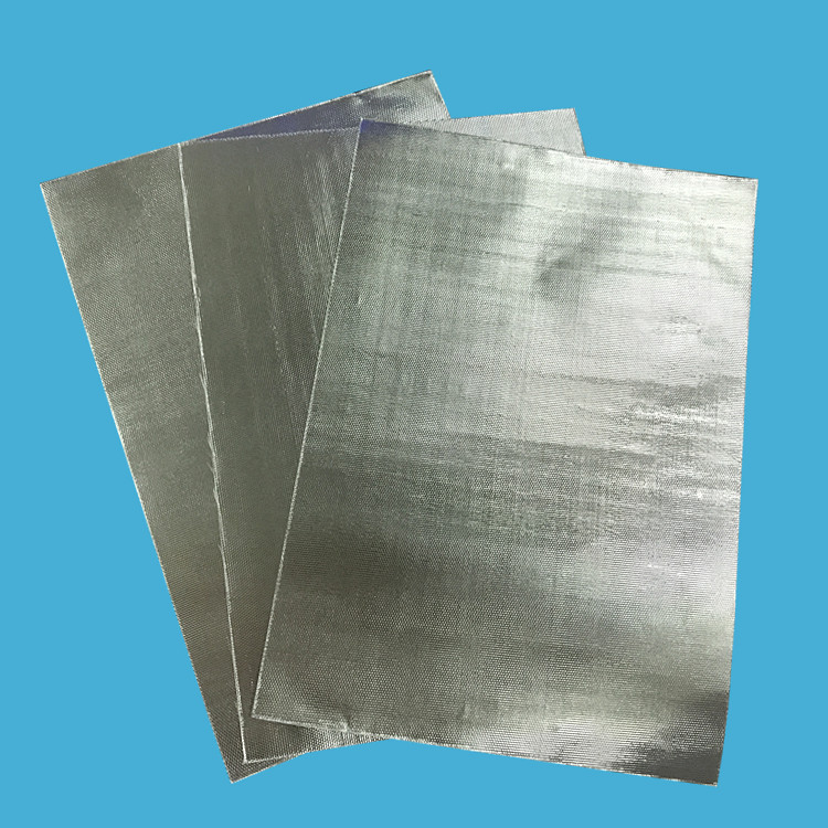 厂家直销 热网管道用 双面铝箔阻燃玻璃纤维布 阻燃玻纤布铝箔