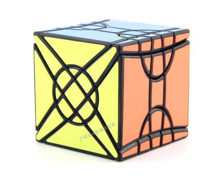 魔域移棱时光轮魔方黑色 moyu创意三阶移棱混元异型魔方广州批发