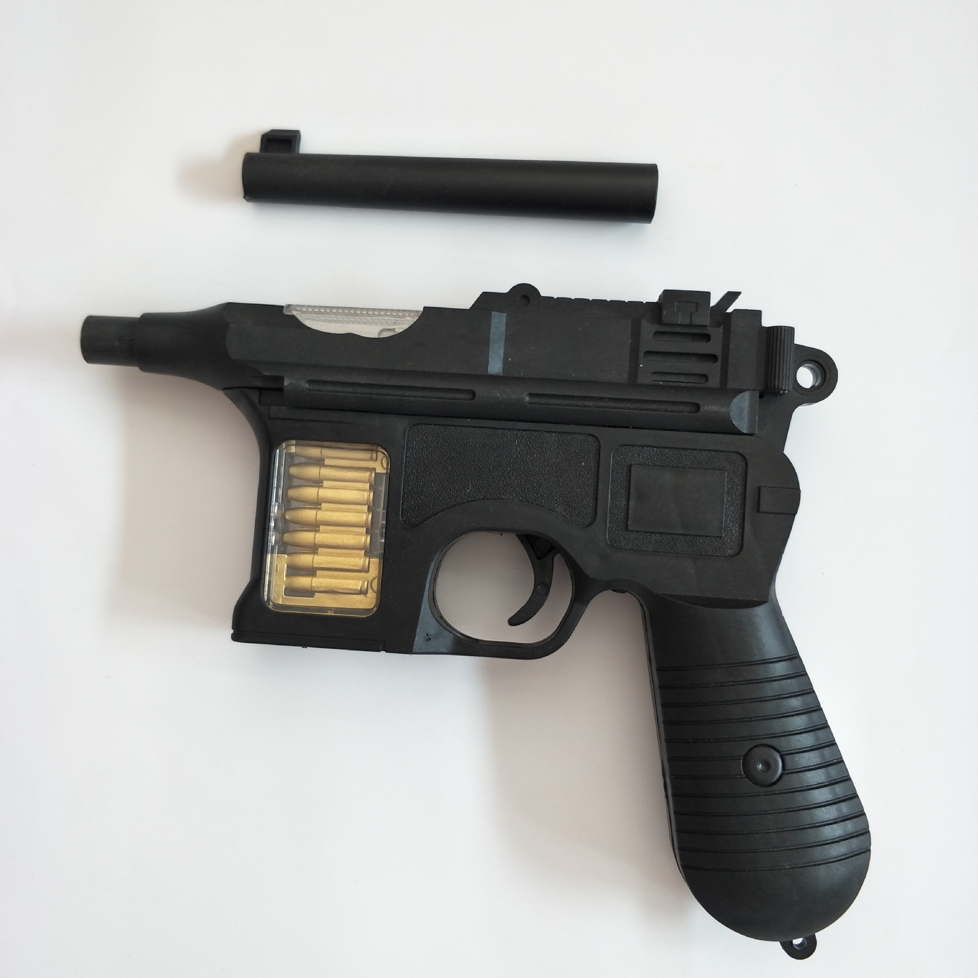 电动玩具音乐枪发声发光可震动电动驳壳枪王八盒子枪地摊厂家直销