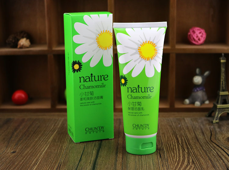 纯点小甘菊保湿柔和洁面乳控油滋润深层清洁洗面奶美肤洁面膏学生