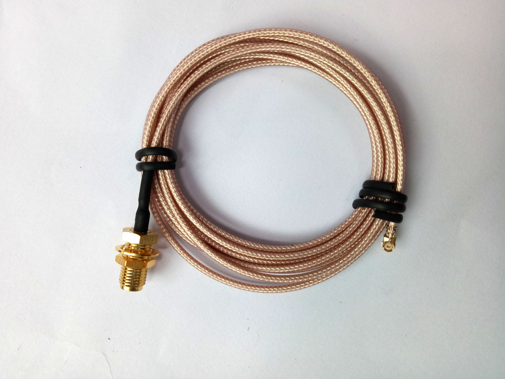 sma-k转接ipex同轴馈线wifi天线延长线2.4g广告机跳线