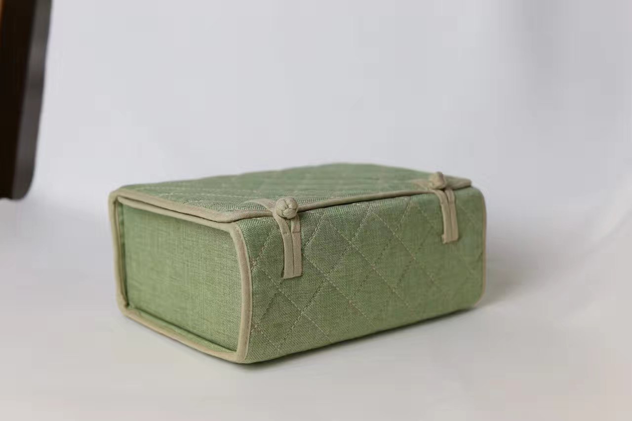 斗贤棉麻包装袋茶具袋一壶六杯定制套装现货批发货源茶具收纳袋