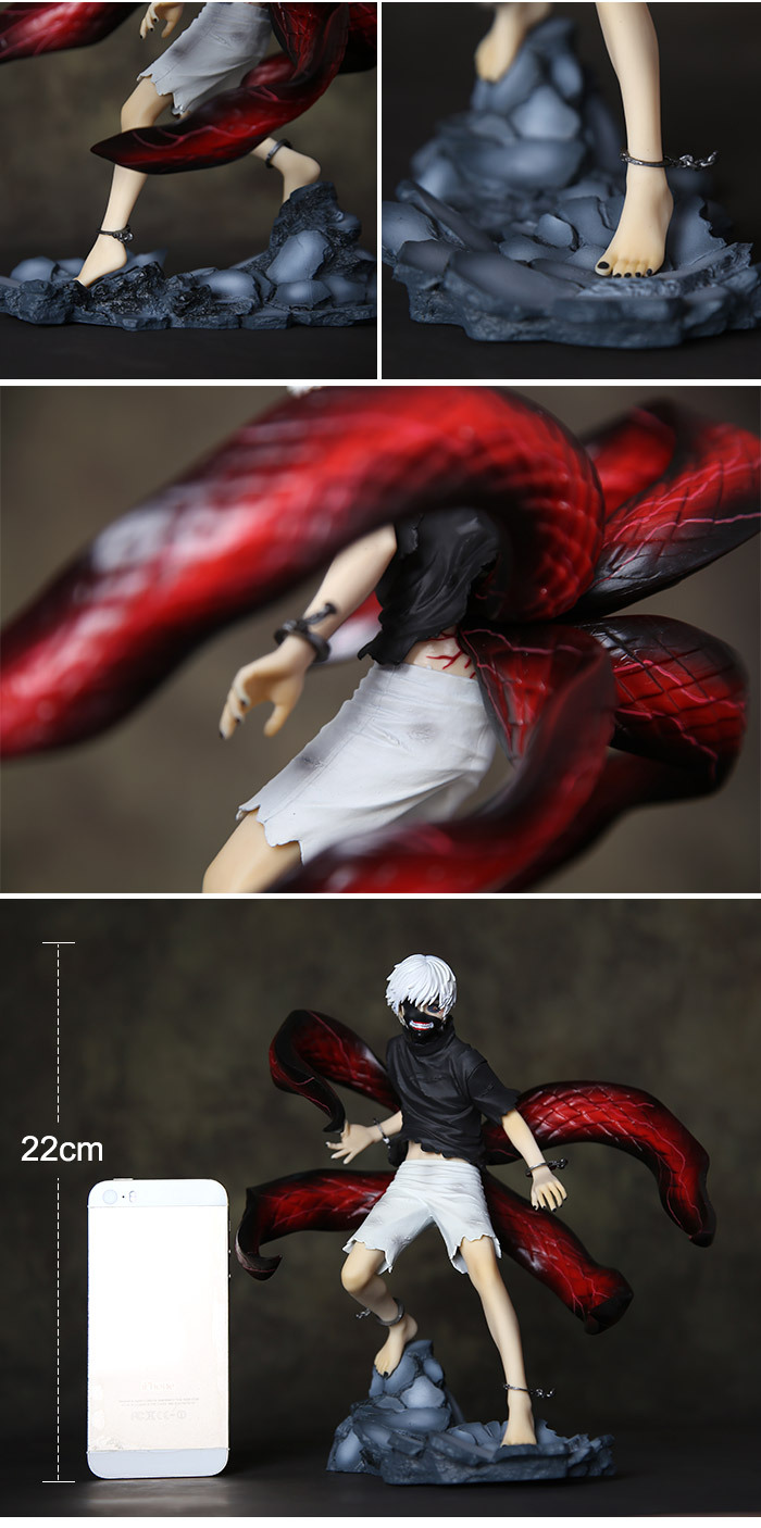 寿屋artfx j东京食尸鬼 东京喰种 金木研 觉醒 手办模型