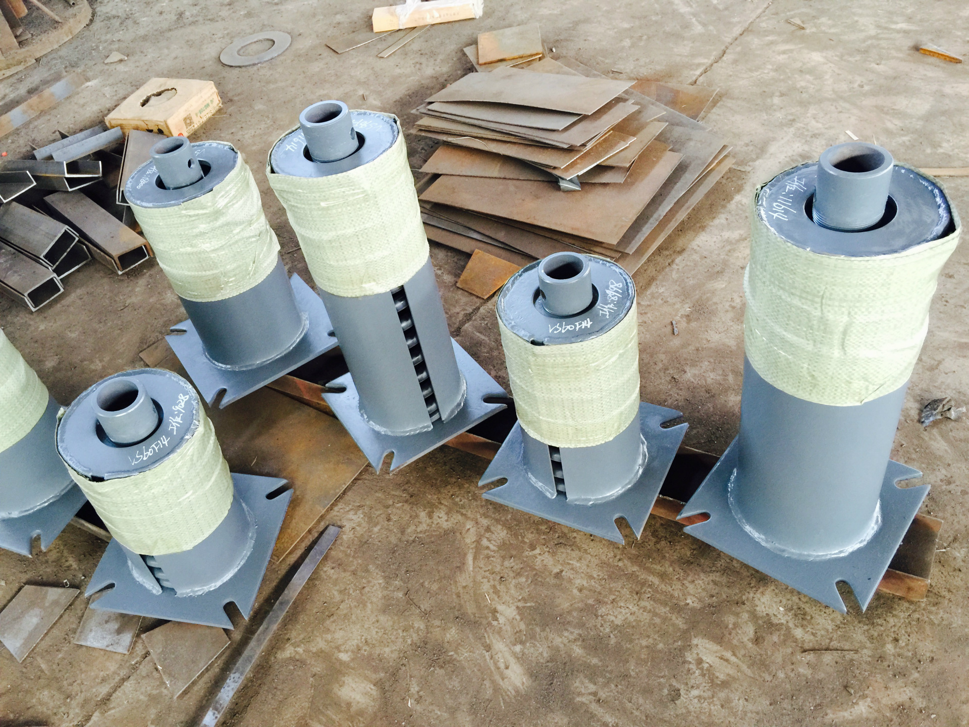 优质弹簧支吊架限位支架水平管道支座ht焊接型滑动管托