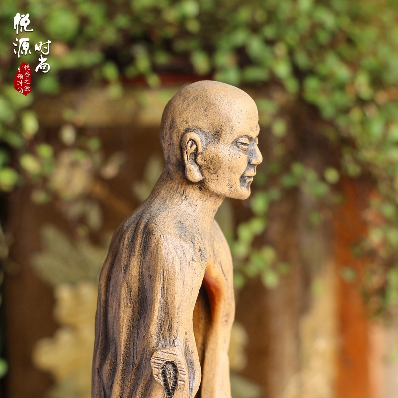 悟禅紫砂香炉 枯木禅类粗陶摆件 手工紫砂摆件香道创意茶宠工艺品