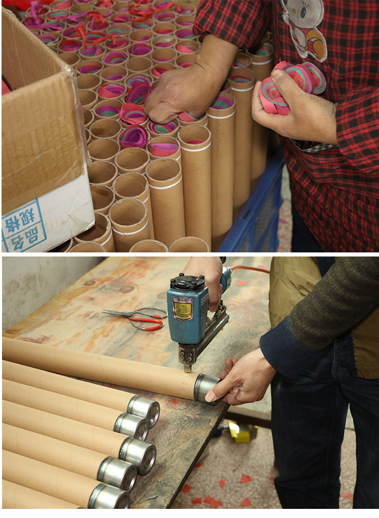 厂家直供婚庆典用品结婚礼炮 气氛道具礼花筒装修开工开业礼花炮