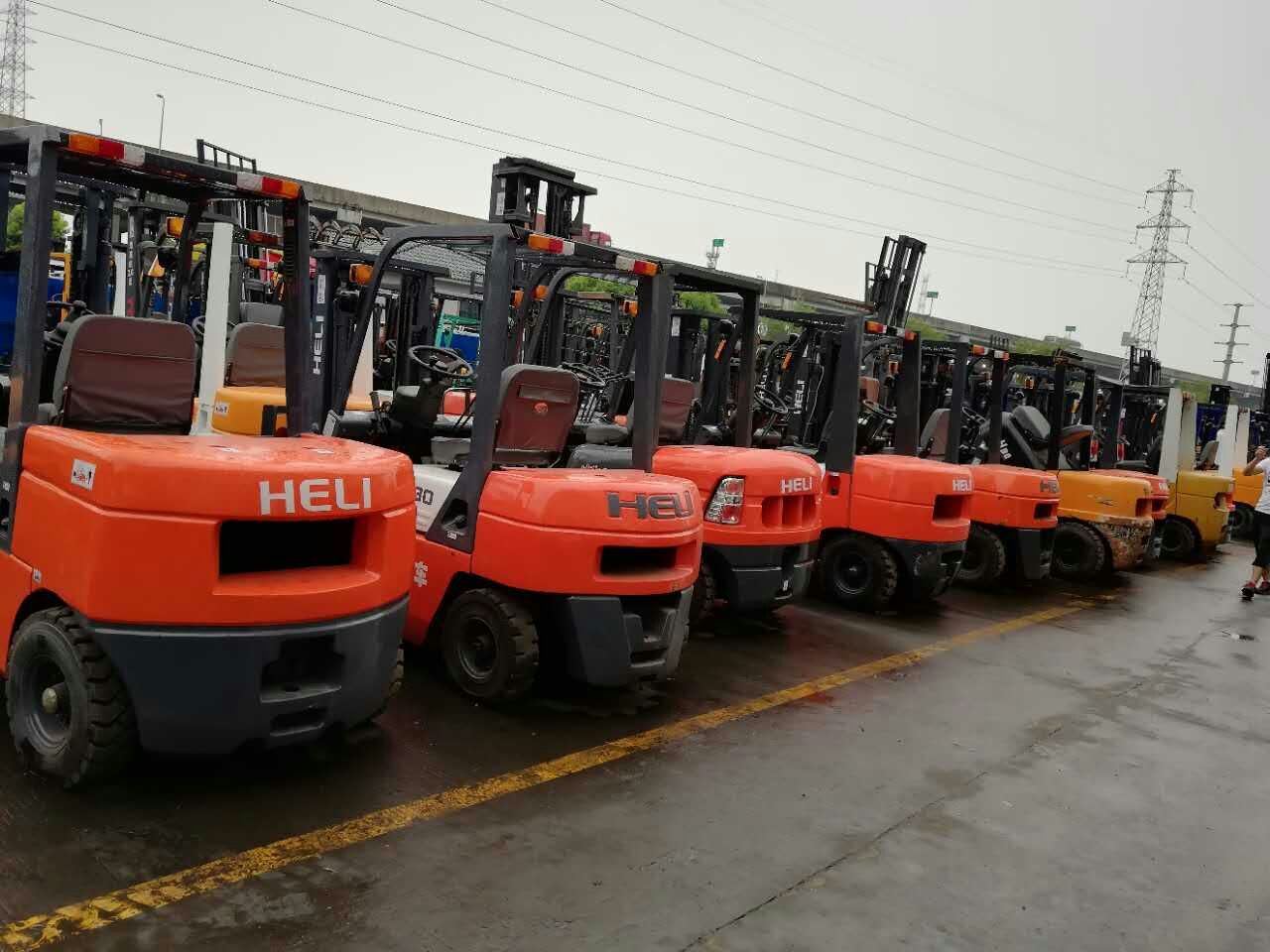 转让二手合力叉车3吨3.5吨升高4米电动前移式叉车