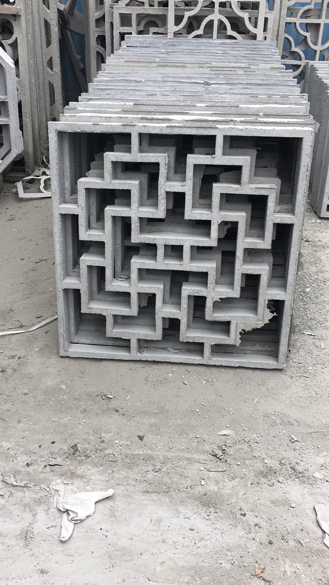 厂家直销仿古水泥花窗,价格优惠