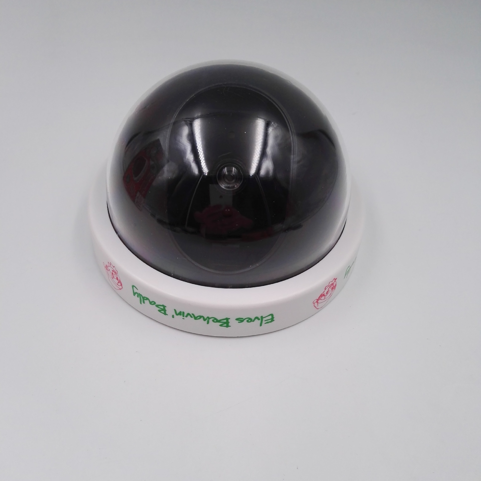 仿真半球监控摄像机带灯 圣诞仿真摄像头