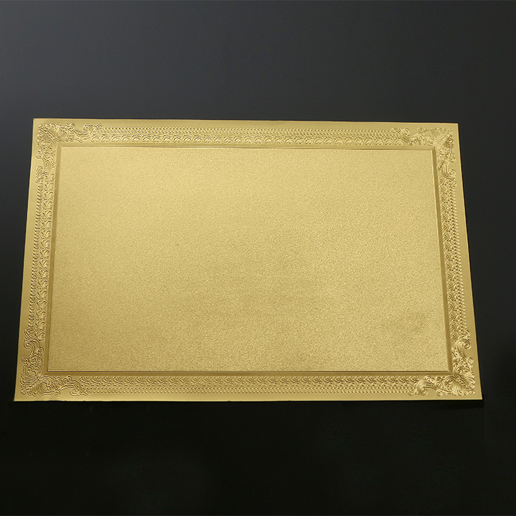 厂家批发 空白奖牌贴纸 金箔银箔压纹不干胶奖牌贴纸 奖牌金箔纸