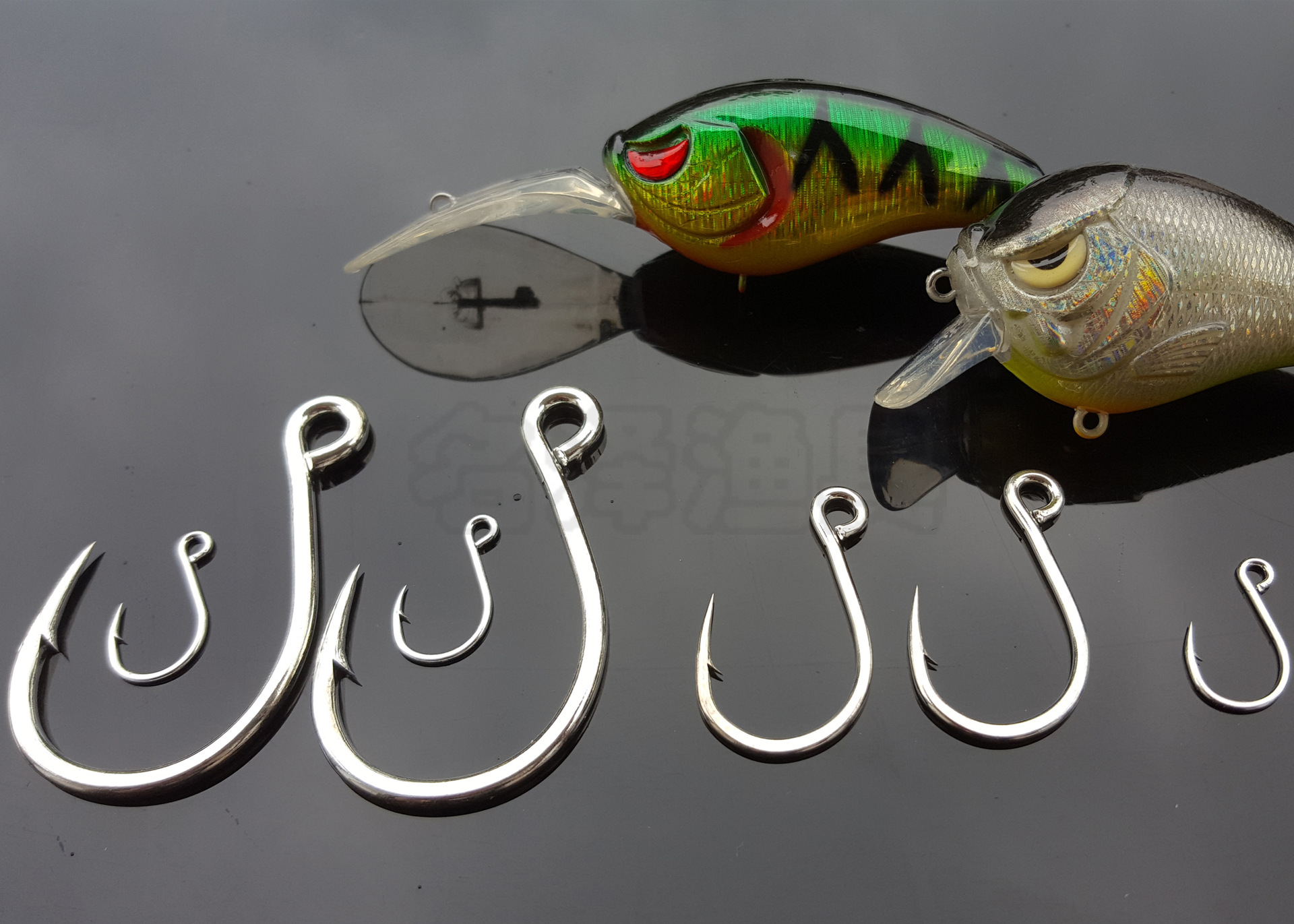 鱼钩 单钩480000 铁板钩 大眼鱼钩