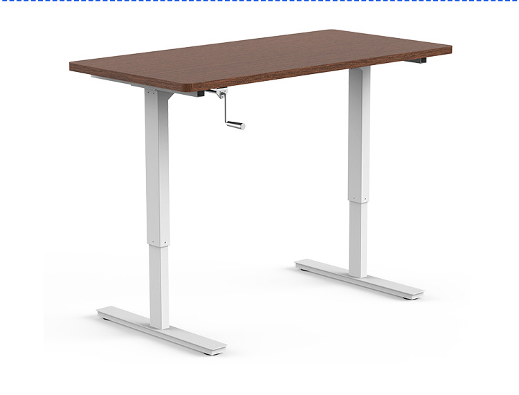 手动可升降办公桌手揺升降电脑桌-阿里巴巴