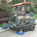 汉中电动扫地车_电动室内扫地车_大型电动扫地车