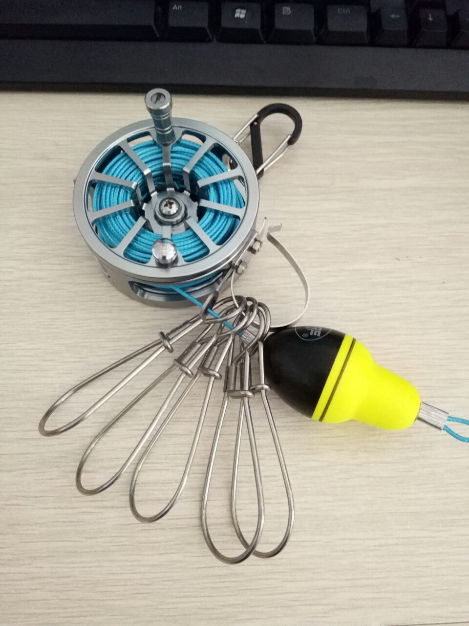 爱路亚日式伸缩鱼扣 带轮鱼锁 不锈钢活鱼扣 淡水海钓阀钓装备