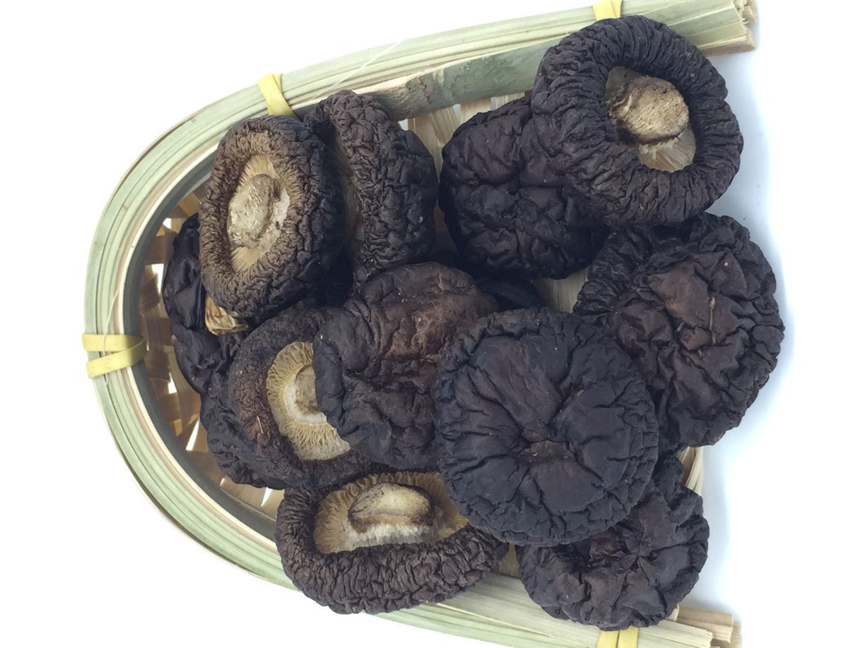 宣羊村 东北特产野生黑面香菇500克 农家自产特级香菇冬菇滑子菇