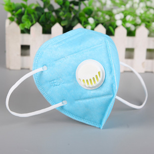 旺美9600型折叠式呼吸阀口罩 挂耳式工业防粉尘口罩定制logo