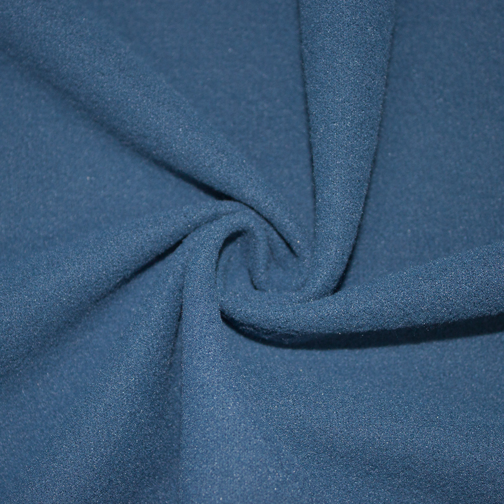 网眼金光绒单面绒布经编起毛布料秋冬加厚校服外套运动服面料