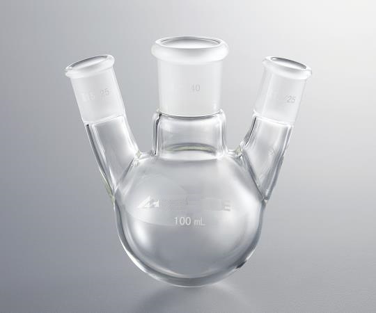 日本asone33硼硅酸玻璃球形烧瓶厚壁两口三口四口蒸馏瓶