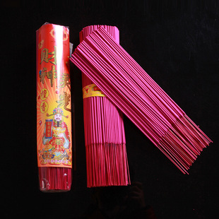 佛教用品散装竹签香捆装 天然拜佛香檀香红黄色祭祀用品线香批发