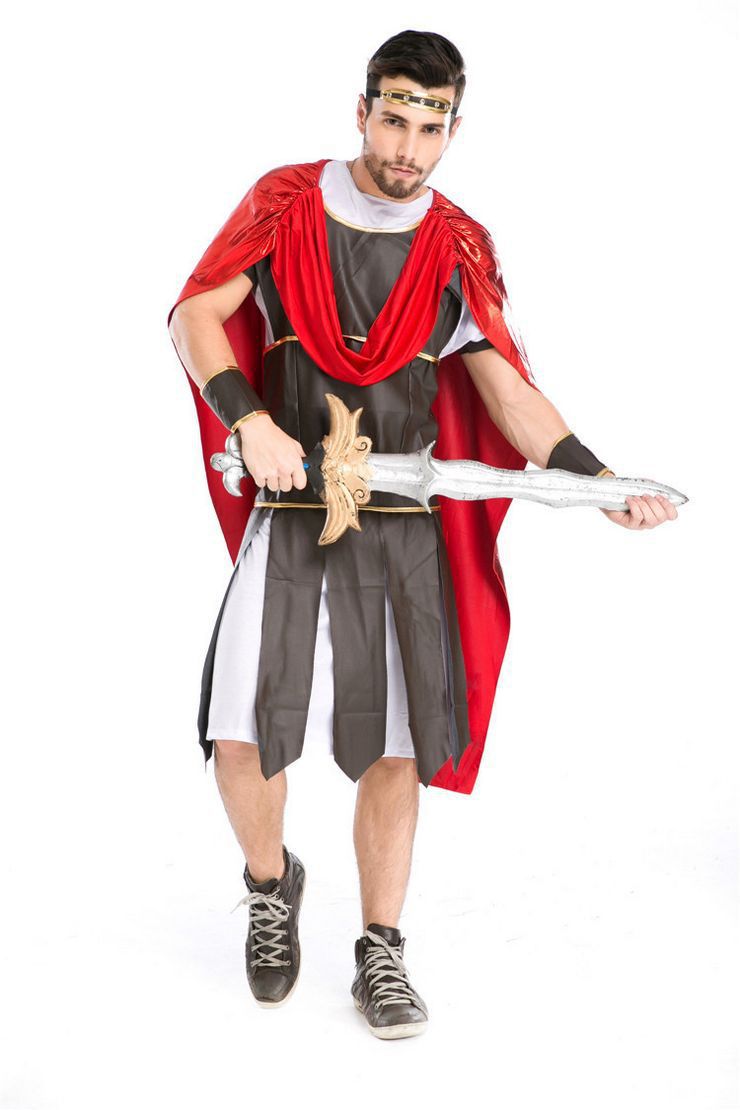 欧美罗马战士服 万圣节角斗士cosplay斯巴达勇士情侣游戏服罗宾汉