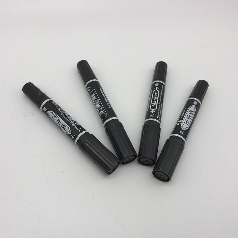 批发150大双头油性记号笔勾线笔大号两头记号笔红蓝黑粗记号笔