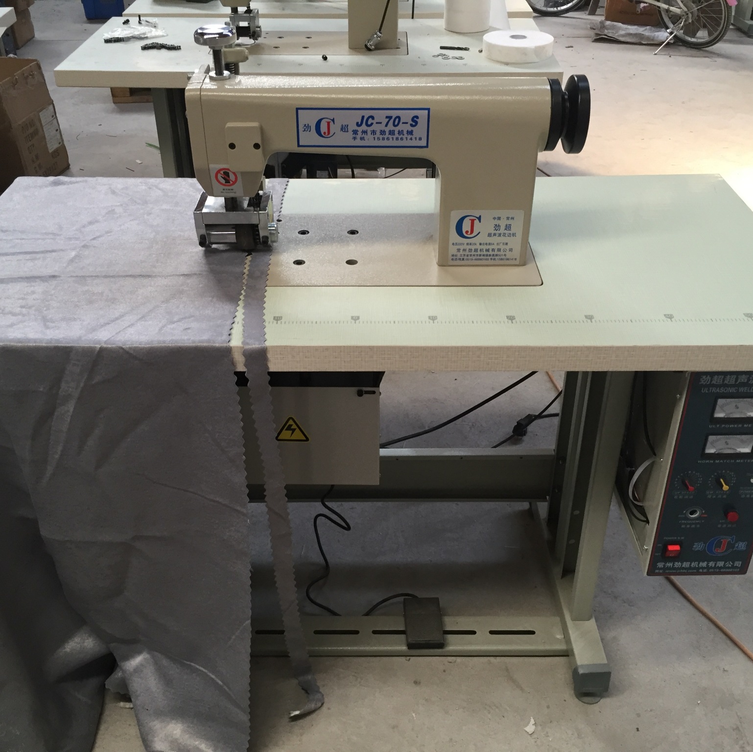 床帘花边加工裁切机 超声波花边机 高效率 花形尺寸可定制